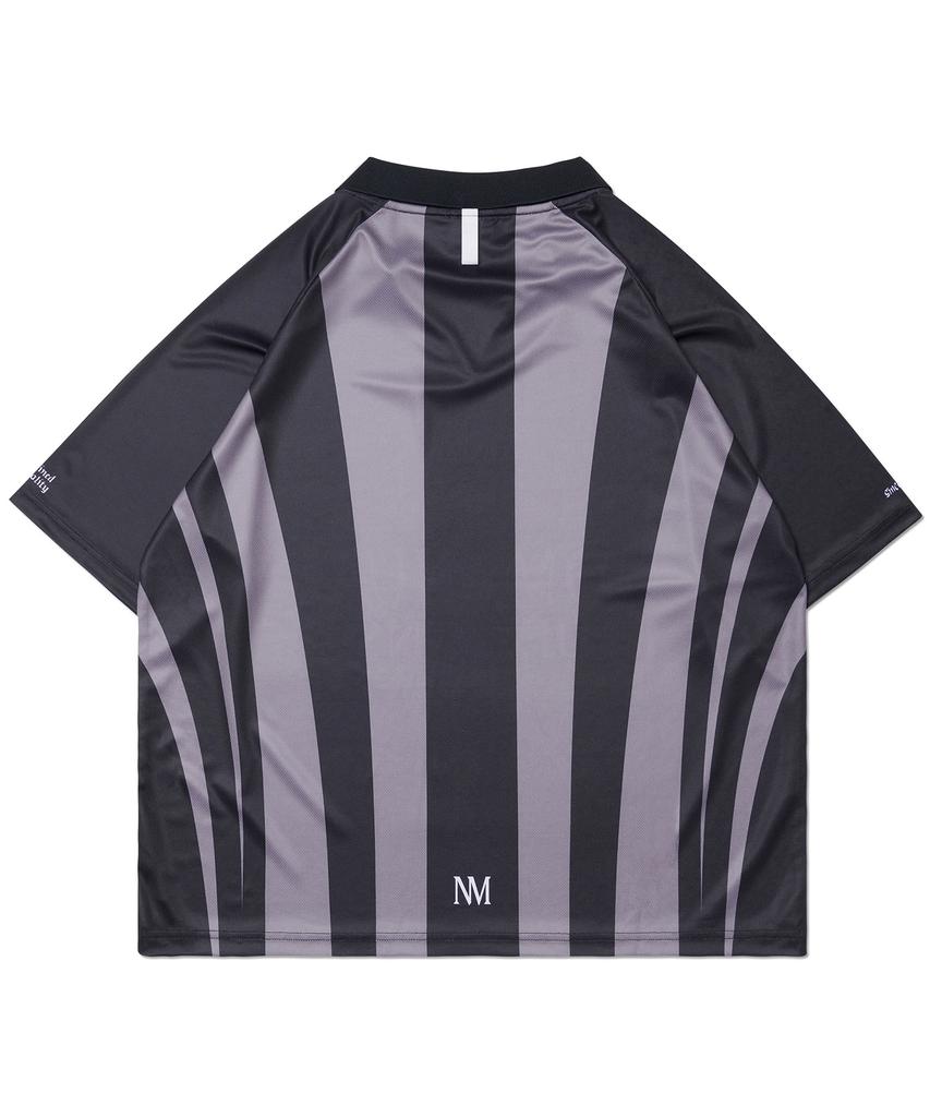 Nomaenyueol Stripe Football Shirt - Gray