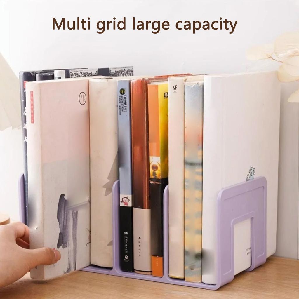 Multi-function Book Magazine Bookshelf Storage Stand Desk Organizer Holder for Book Magazine CD Files School Office Supplies