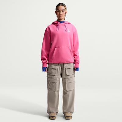 Nike ACG Therma FIT Loose Fit Thermal Fleece Lined Pullover Hooded Lon