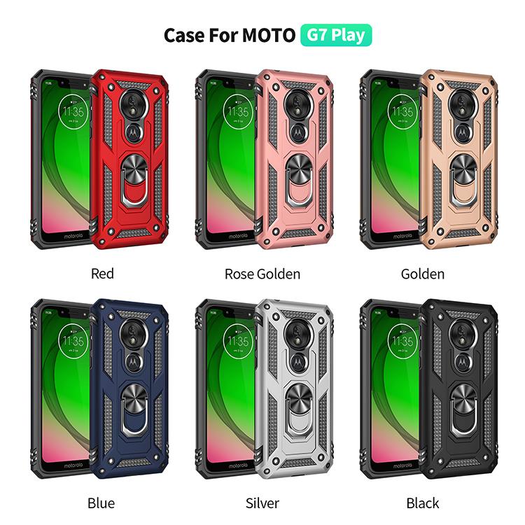 Shockproof Armor Case For Motorola Moto G7 G6 E6 Plus P40 Power E5 Play One Zoom Pro Action Z4 Protective Magnetic Phone Cover