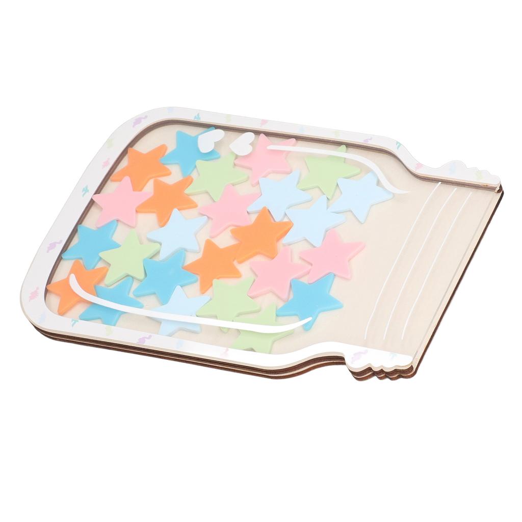 Personalisiertes Belohnungsglas mit Magnet für Verhaltensmanagement – Belohnungsglas für das Klassenzimmer (Stern)