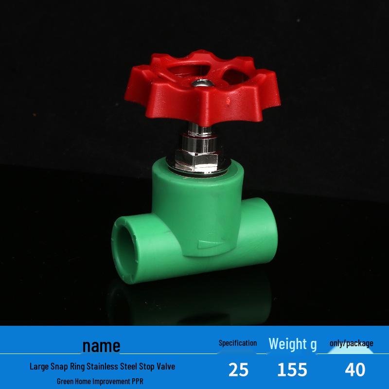 Home PPR Stop Valve for Hot & Cold Water - All Copper Core