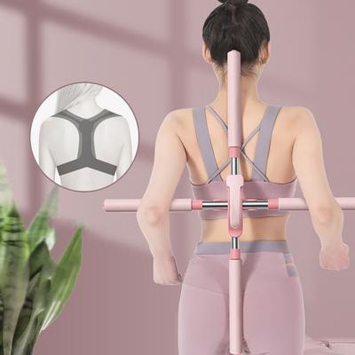 Adjustable Yoga Sticks Stretching Tool Shoulder Back Corrective Stick Yoga Accessories Open Shoulder Beauty Back Shape Trainer