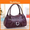 Elegant Pure Color Handbag For Women With Soft Pu Leather And Classic Design