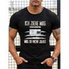 Men'S T-Shirt Crew Neck Short Sleeve Casual Breathable Soft Comfortable Daily Wear Funny Graphic Tee