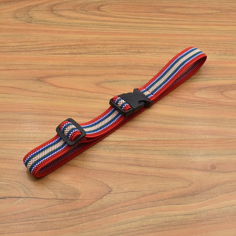 Cinturón de Entrenamiento Hebilla de Inserción de Verano Cinturón de Pantalones Cintura Tejida Multicolores Cinturón Infantil Niños Niñas Escuela Primaria