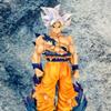 Dragon Ball Figurine White Haired Wukong Free Spirited and Skilled Super Large Hand Figurine Model Ornament Gift Giving Cool