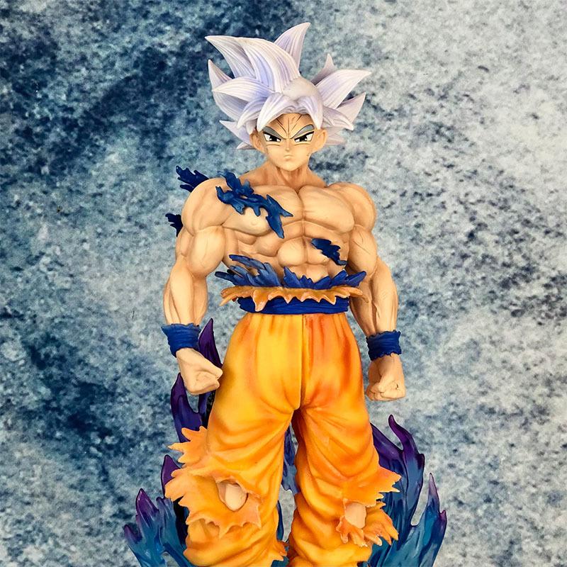 Dragon Ball figurine white haired Wukong free spirited and skilled super large hand figurine model ornament gift giving cool