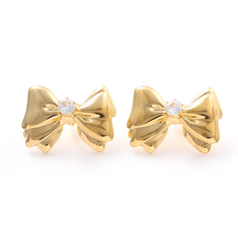 18K Gold Stainless Steel Flower Shell Beach Earrings