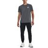 Under Armour Food Pyramid Cartoon Graphic Print Training Loose Fit Crew Neck Short Sleeve T-Shirt Men Tops Gray 1379551-012