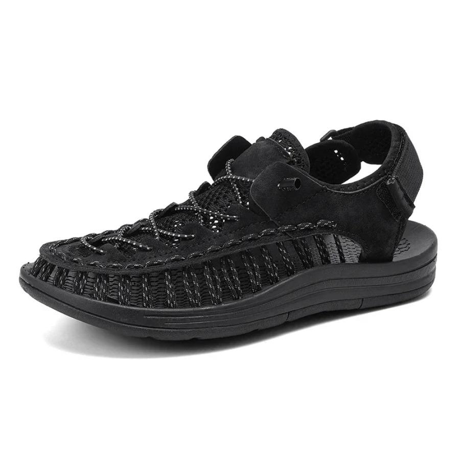 Summer New Sandals Men's Brand Designer Fashion Casual Outdoor Waders Large Size Hand-woven High Quality Beach Sandals For Men
