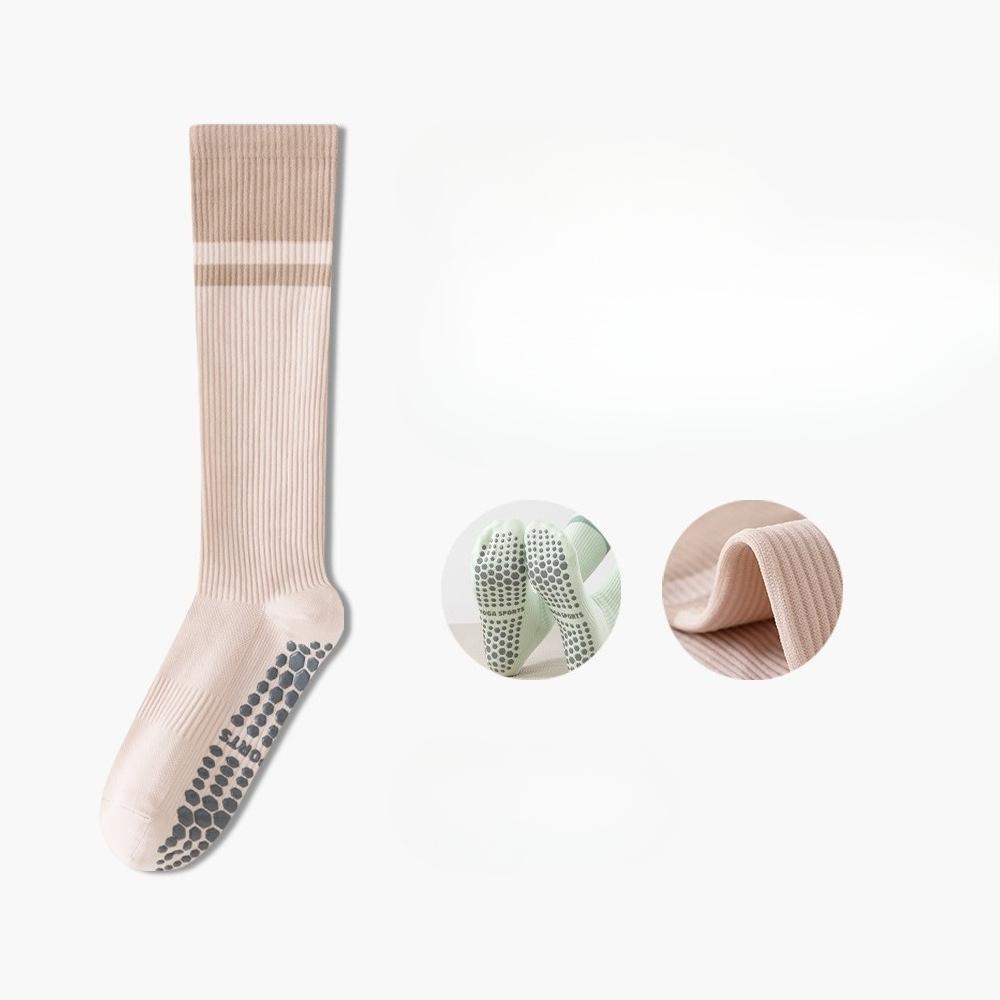 Yoga socks, women's calf pressure socks, anti-slip sports muscle energy socks, fitness Pilates, skipping rope compression socks