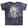 Camiseta de Elefante de Montaña para Hombre XL Tie Dye Morado Gráfico de Naturaleza