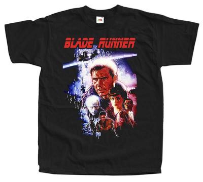 BLADE RUNNER T-shirt Tee V5 Movie Poster BLACK Shirt Sizes S To 5XL
