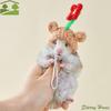 Cute Decorative Hamster Wool Hat Breathable Adjustable Mini Pet Hat Soft Parrot Decoration Hat For Birds Rat Guinea Pig