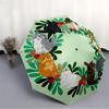 1pc Cat WreathAutomatic Open/close Folding Umbrella, Compact Portable Travel Umbrella, Perfect Birthday/Holiday, Cute Umbrella y025