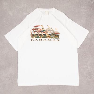 Vintage Bahamas Single Stitch T-Shirt X-Large Men's 1990s White Location