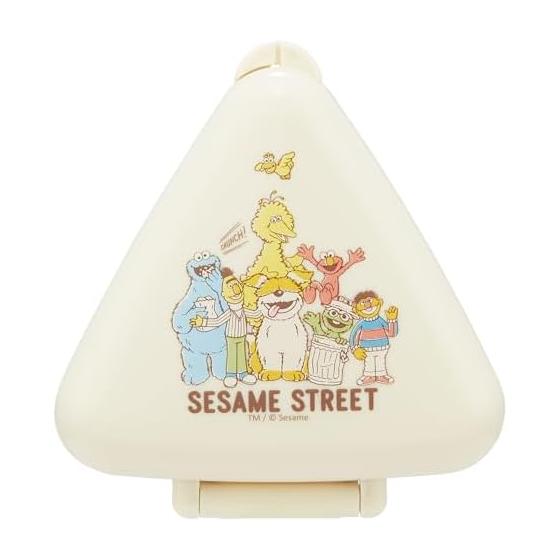 Skater Onigiri Case Sesame Street Retro Antibacterial Made in Japan ONC1PAG