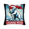 Greenland Deffnse Front Bear Logo Pillow Cover Retro Trendy Pillow Case For Sofa Bedroom Home Decor Soft Pillowcases Gift Idea