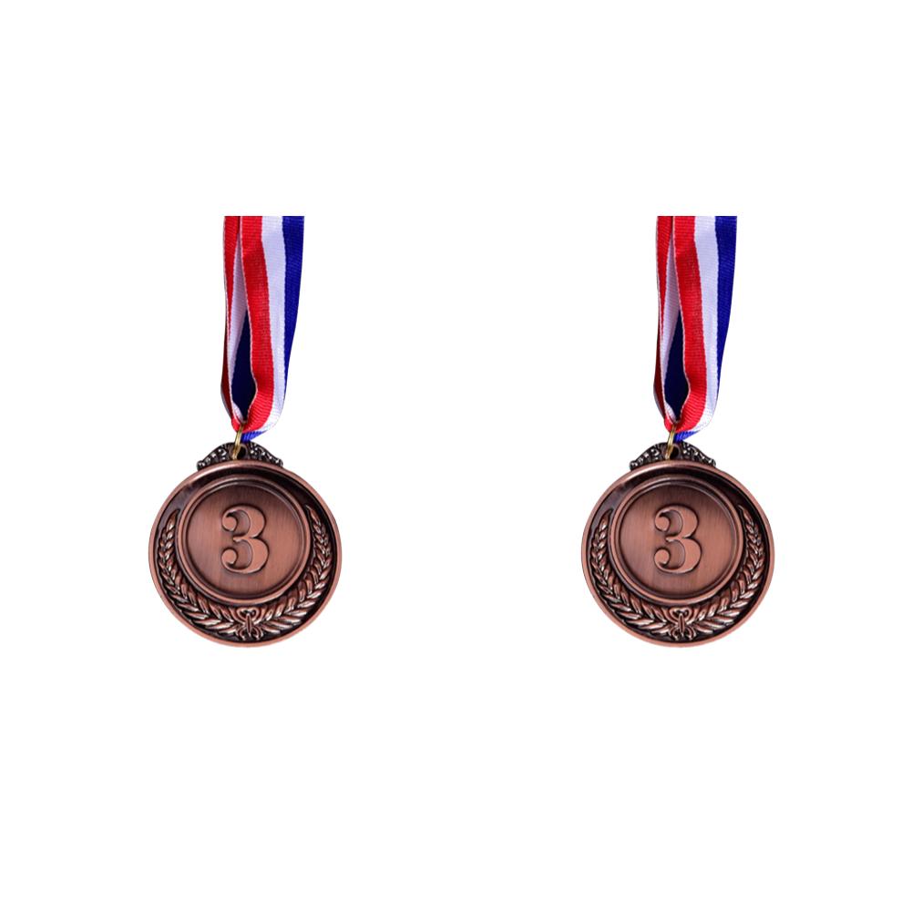 3Pcs/set Gold Silver Bronze Prizes Winners Reward Medals Sports Day Competitions Awards Medal Adults Kids Outdoor Games Souvenir