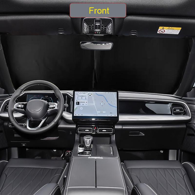 Car Black Windows Privacy Sunshade For GAC TRUMPCHI GS8 TRAVELLER 2022-Present Anti-UV Heat Insulation Protect Cover Accessories