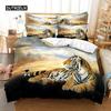 Running Tiger Bedding Set Duvet Cover Set 3d Three Piece Set Bedding Digital Printing Bed Linen Queen Size Bedding Set Fashion Design