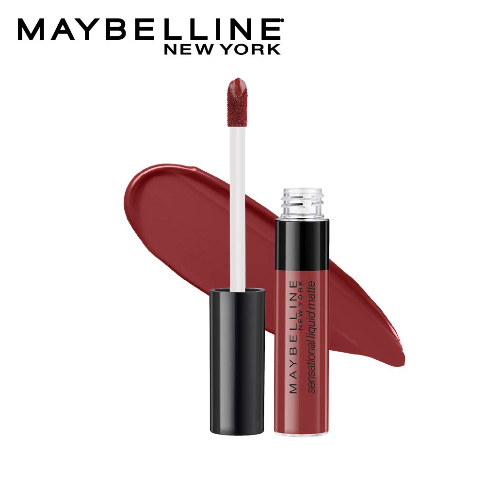 Maybelline New York Sensational Liquid Matte Lipstick Made Easy  7ml Pack of 1 Non-Sticky Long-Lasting Lip Color