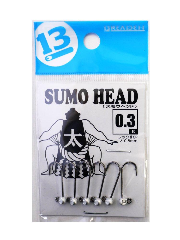 

BREADEN Jig Head Smo Head Thick Hook 0.8mm (6 pieces) 0.3g.