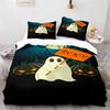Halloween Boo Duvet Cover Cartoon Eyes for Kids Teens Adults Gift Little Monster Ghost Polyester Quilt Cover Bedroom Decoration