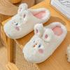 2025 autumn and winter slippers bag and cotton slippers for home use cartoon cute indoor and outdoor non-slip warm slippers