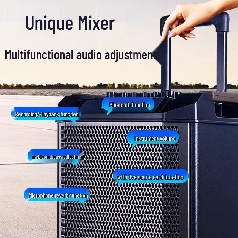 Philips Karaoke Outdoor Trolley Bluetooth Speaker