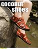 2024 Spring Men's Microfiber Leather Sandals: Closed-Toe, Breathable, Lightweight, and Portable