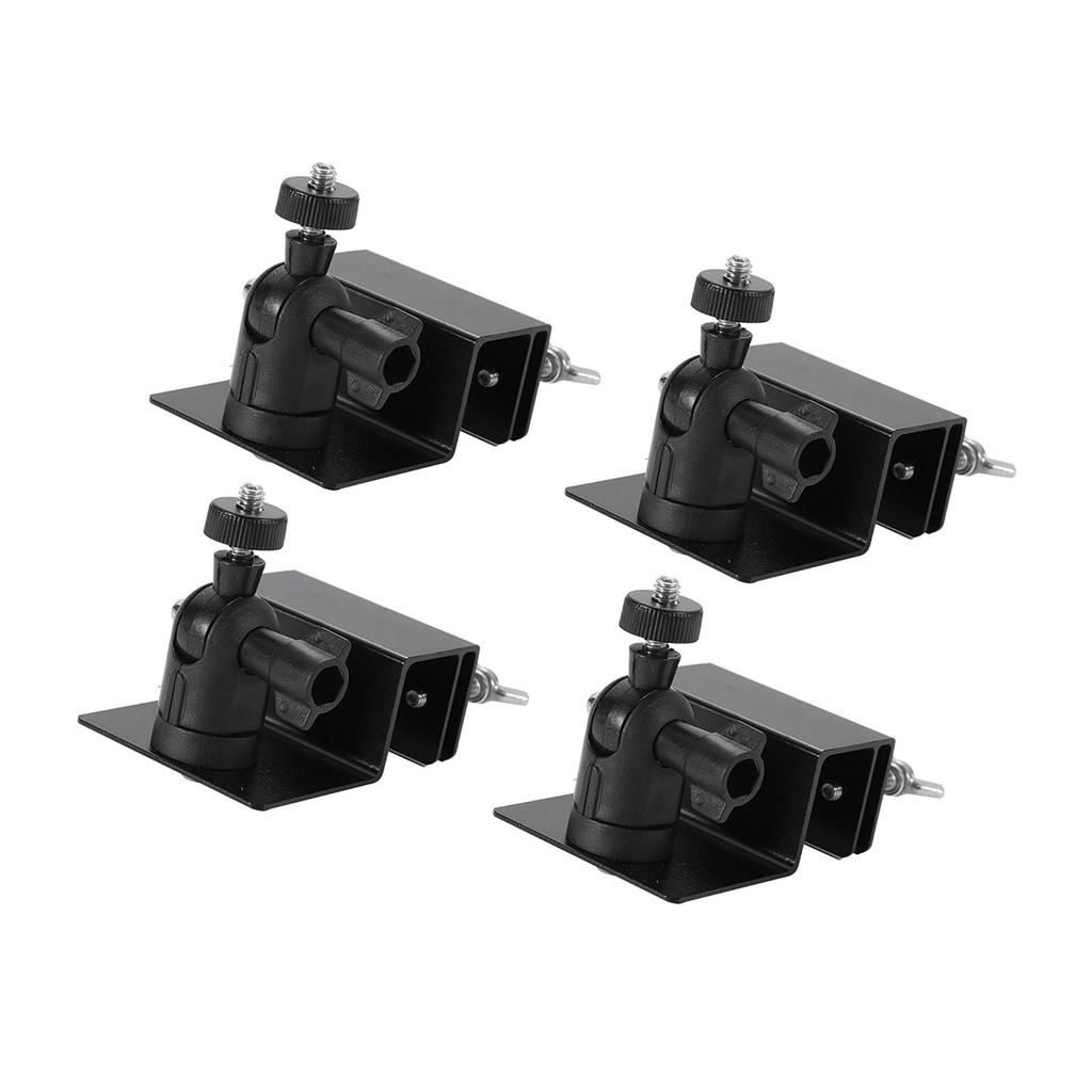 2/4Pieces Multipurpose Gutter Mount for Solars Panel Easy Installion High Viewing Sturdy Aluminum Alloy Materials