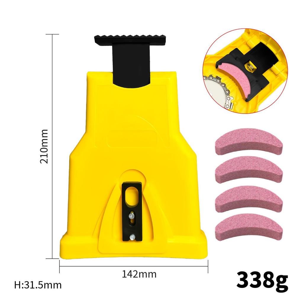 Portable Hand-Crank Chainsaw Sharpener - Compact Tool for Sharpening Chainsaw Teeth