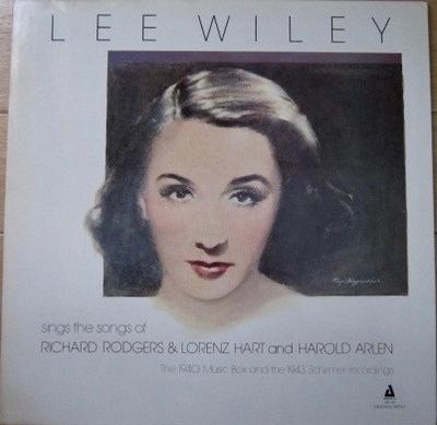 LP Record LEE WILEY - Sings The Songs Of... AP10 AUDIOPHILE 1986 US Jazz Used