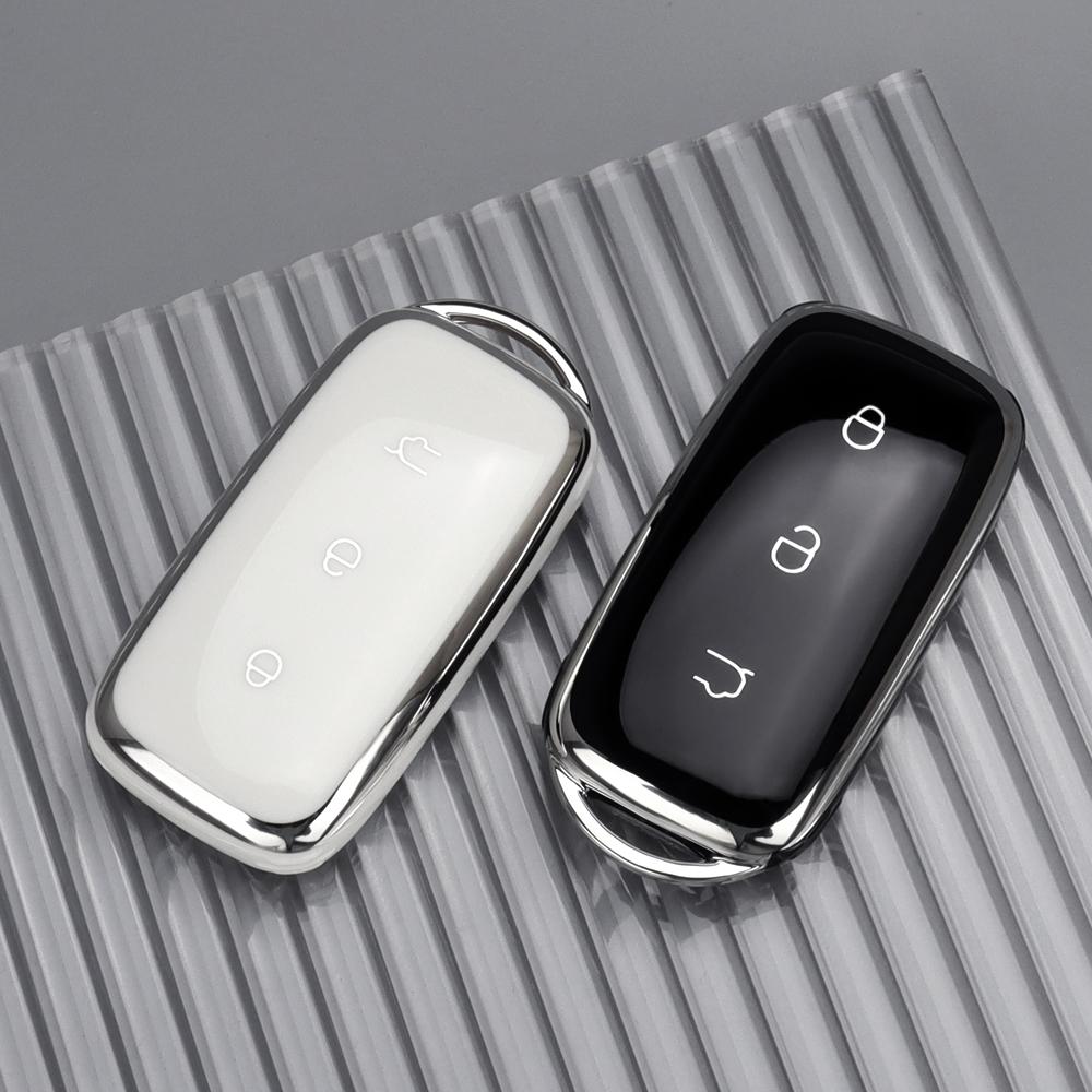 Tpu Car Key Holder For Geely Galaxy L6 Ex5 Cityray Starry 8 E5 L7 Emi No.1 Proton E.Mas 7 5 E8 Car Key Case Cover Accessories