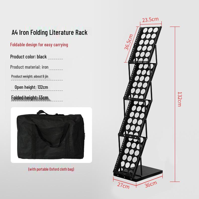 Shanghai A4 Telescopic Foldable Display Rack for Exhibitions and Promotions