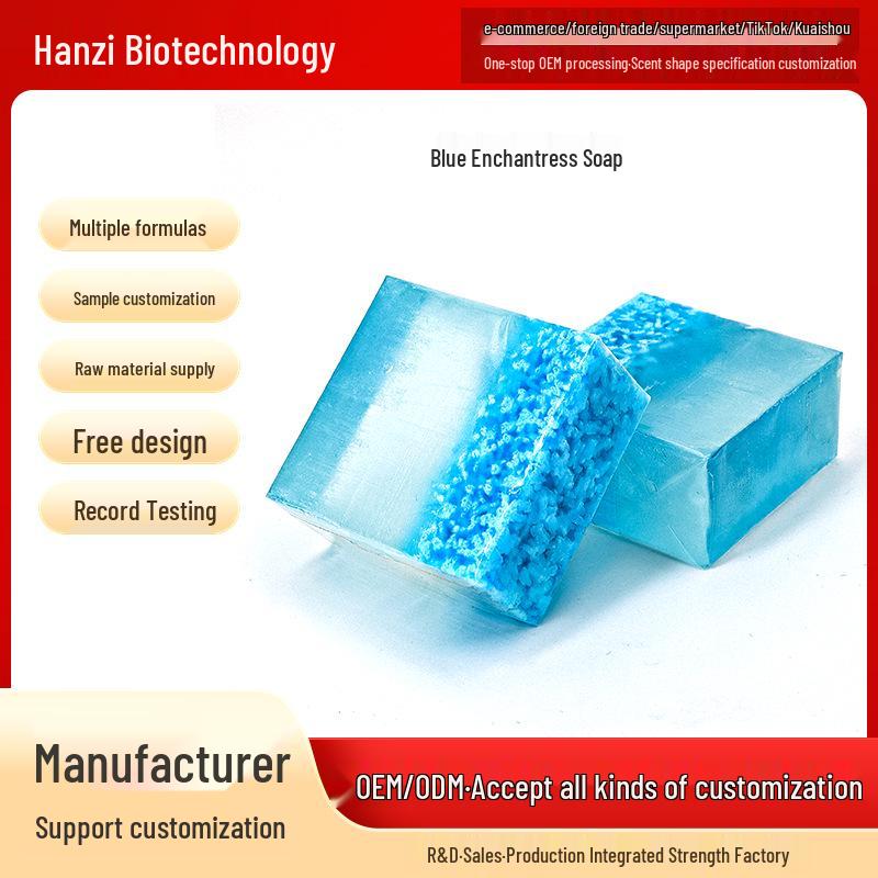 

Rose Sea Salt Two-Tone Handmade Soap - Blue Enchantress