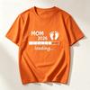 Pure Cotton Unisex Tshirt Mom 2026 Loading Baby Footprint Print Oneck Short Sleeve Funny Pregnancy Announceunisext Tee