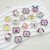 Cartoon Pig & Hello Kitty Acrylic Bead Phone Chain & Hair Accessories