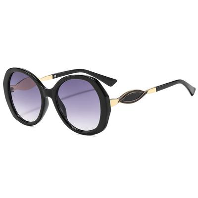 Women's Sunglasses, Men's and Women's Large-frame Sunglasses, Fashionable Round-frame Sunglasses.