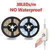 Flexible 5V LED Strip Light Hand Sweep Gesture Sensor Switch Dimmable Waterproof Tape for TV Backlight Cabinet Mirror Lighting