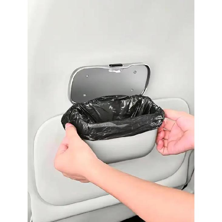 Multi-Functional Car Trash Bin – ABS Material, Serving as a Car Trash Can, Storage Box and Storage Bag