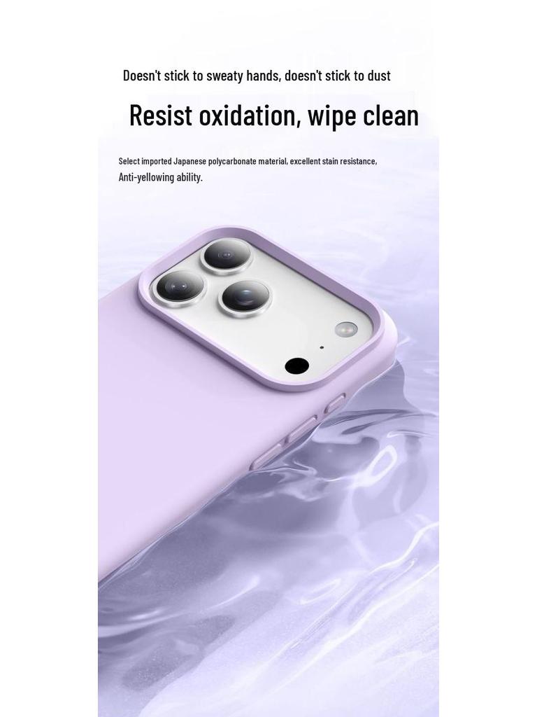 Flüssigsilikon-Magnet-Handyhülle für iPhone 16 Pro Max – Vollständige Abdeckung, Neues Design mit großem Loch