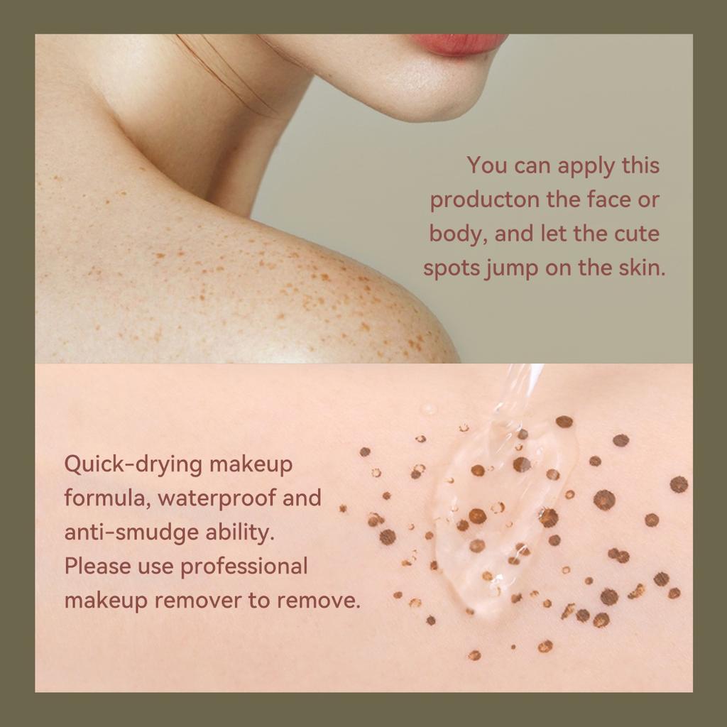 Bardzo popularny pisak do piegów z wodoodporną poduszką do stemplowania - idealny do naturalnego, gołego makijażu