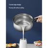 COOKER KING 304 Stainless Steel Milk Pot with Steamer