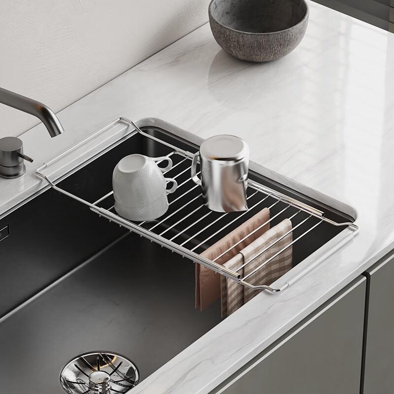 Zhishi Expandable Kitchen Sink Dish Drying Rack
