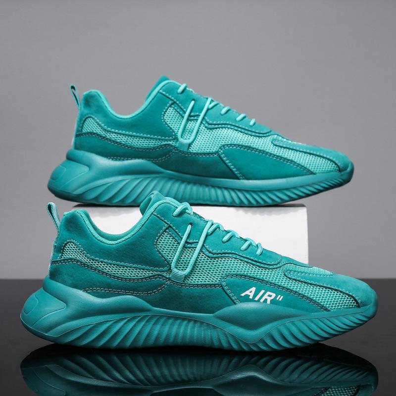 Non-slip soft sole breathable mesh sneakers men's summer versatile forrest forrest shoes Lightweight casual running shoes breathable and comfortable