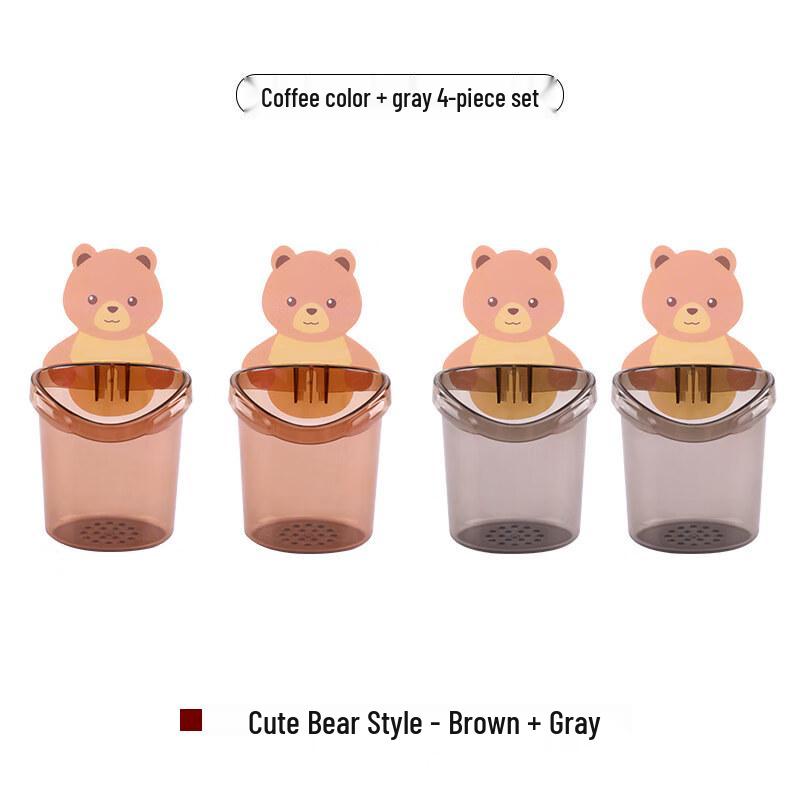 LIEI Cartoon Drill-Free Bathroom Storage Rack