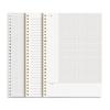 B5/A5 Refillable Loose-Leaf Notebooks - 26/20 Hole Detachable Paper, Horizontal Line & Grid for Postgraduate Entrance Exam Note-Taking.